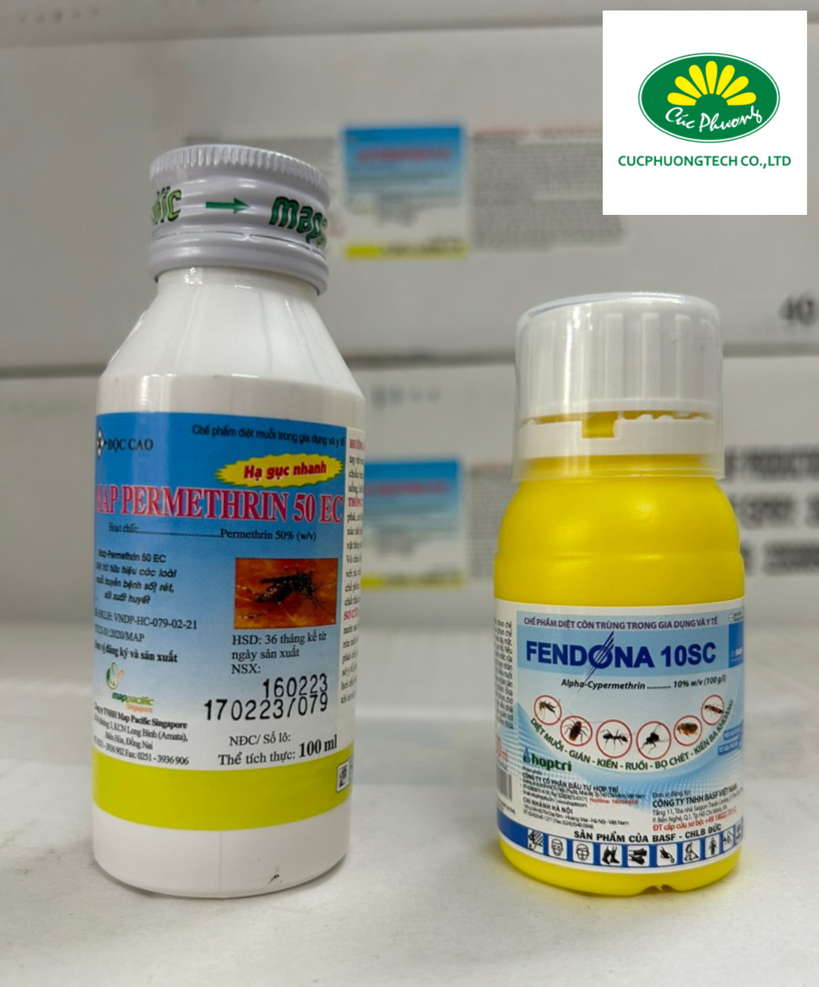 Bộ đôi sản phẩm diệt muỗi – map permethrin 50ec + fendona