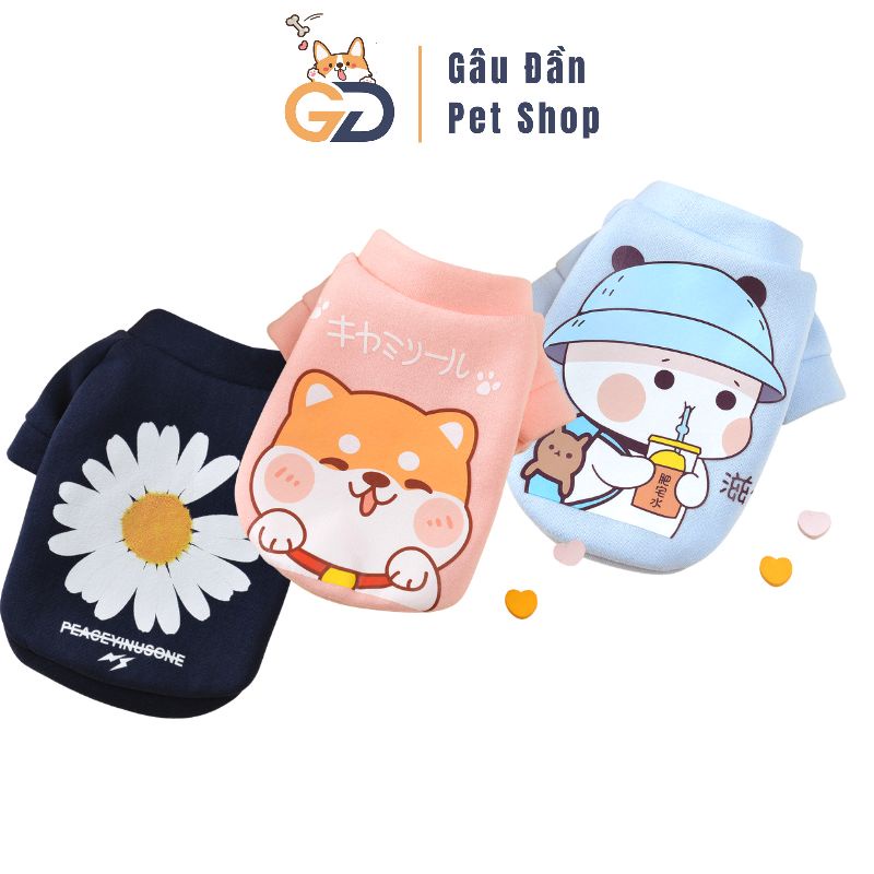 Áo nỉ cho chó mèo - áo nỉ baby cho chó mèo