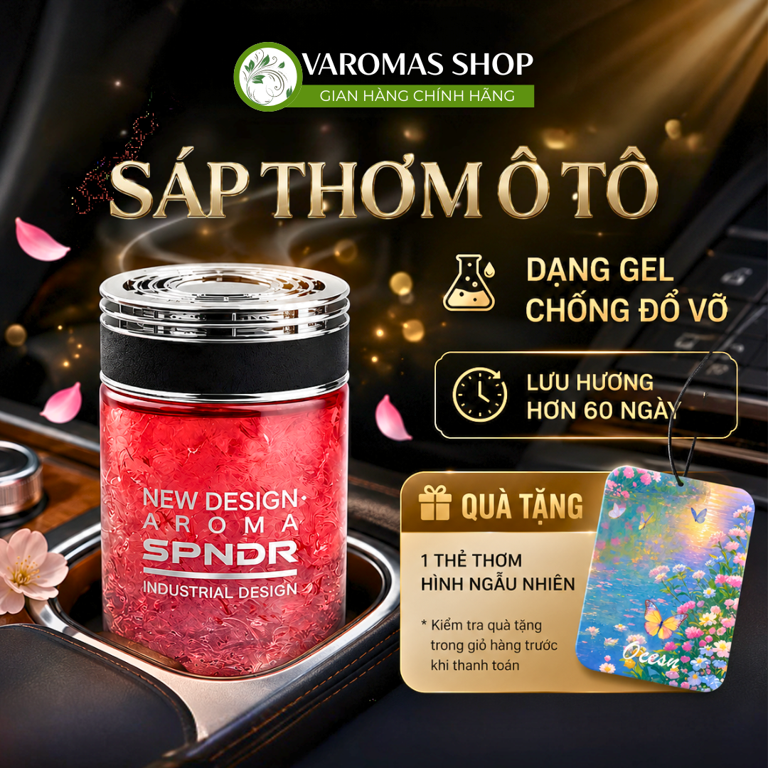 Varomas Car Fragrance Wax Releases Fragrance Quickly, Effectively Deodorizes, Retains Fragrance for a Long Time, Luxurious Design Suitable for All Types of Vehicles St01 Giá 168,700 Đồng*Miễn phí vận chuyển