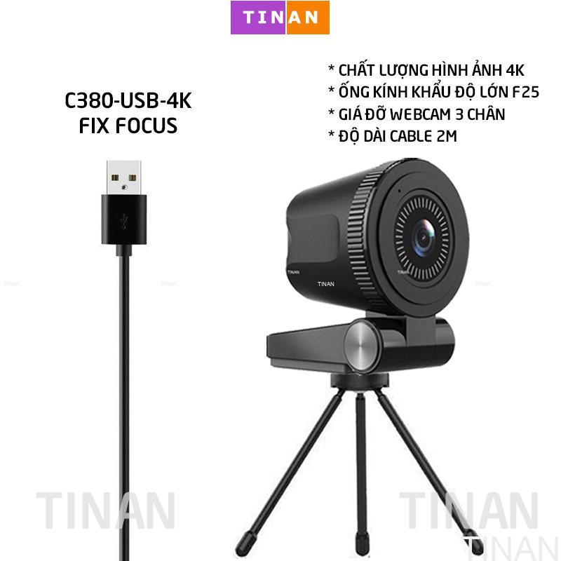 [ 4K 30fps Mic] Webcam Lấy Nét Tự Động, Tốc Độ Siêu Cao 30fps, 4K,Camera USB Góc Nhìn Siêu Rộng, Cho Máy Tính, Macbook