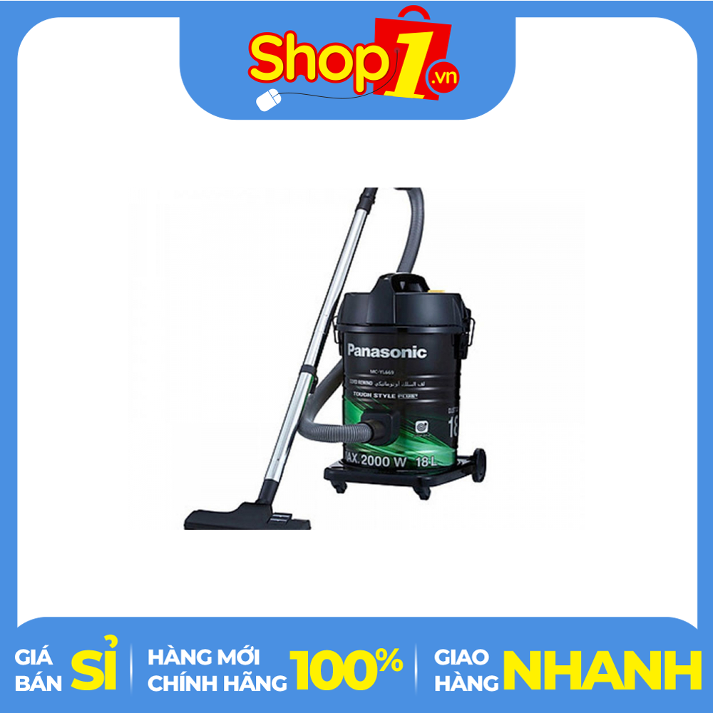Máy hút bụi công nghiệp panasonic mc-yl669gn49 - công suất 2000w dung tích 18 lít
