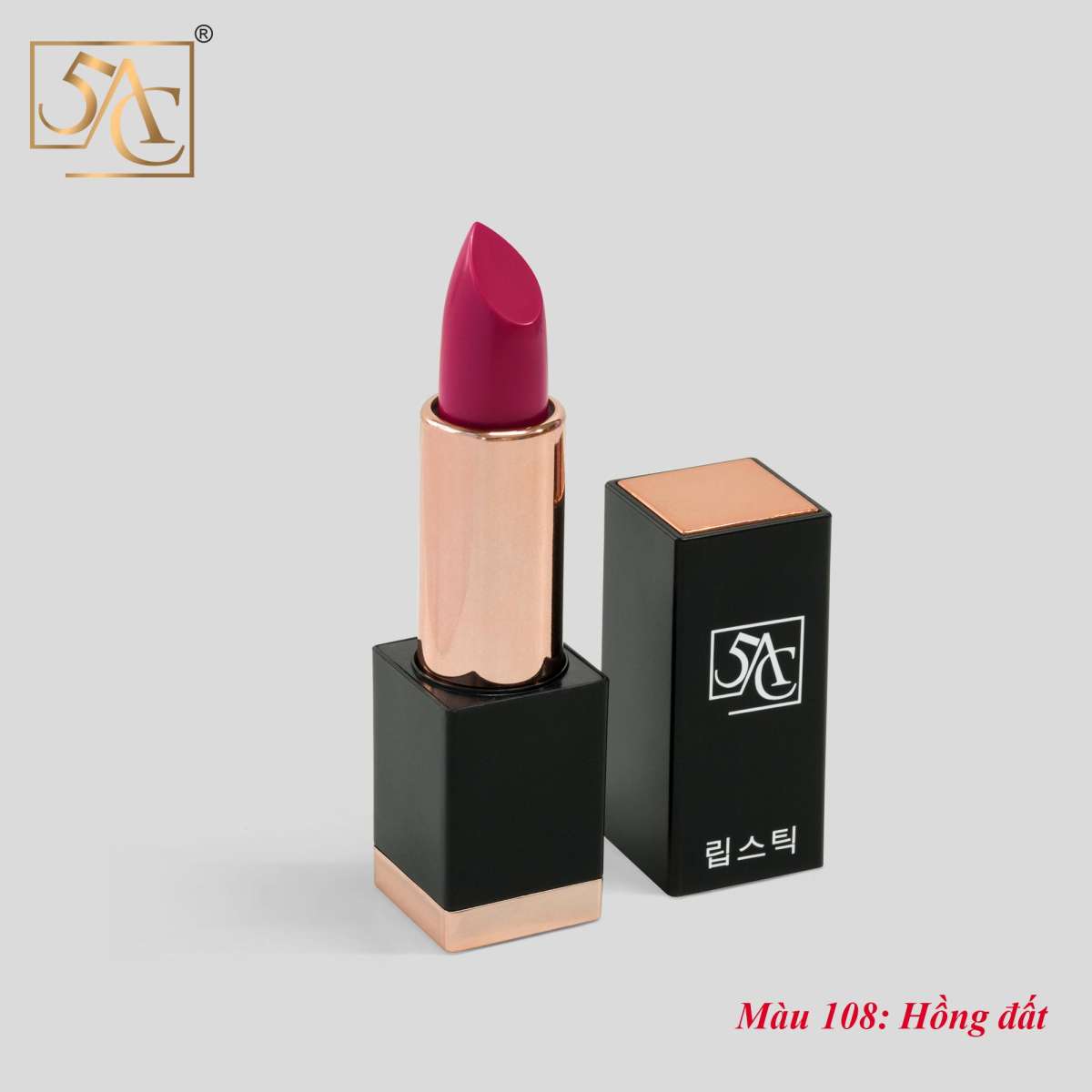Son lì 5ac hàn quốc màu hồng đất - mã 108