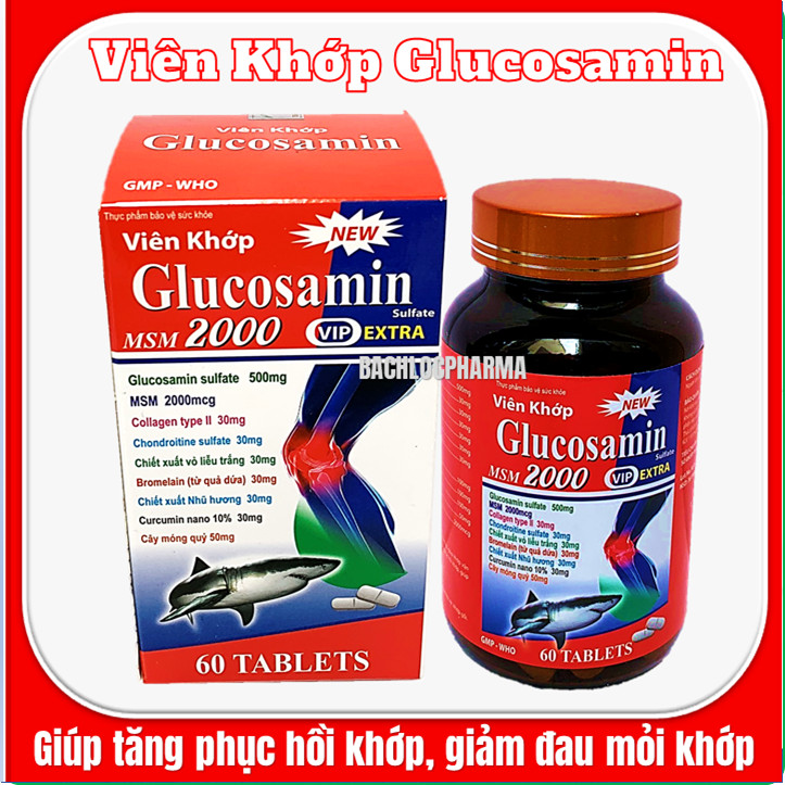 Viên Uống Giảm Đau Xương Khớp Glucosamin Sulfat 2000mg Giảm Thoái Hóa Khớp