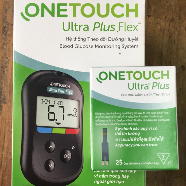 Máy Đo Đường Huyết One Touch Ultra Plus Flex Johnsons & Johnson