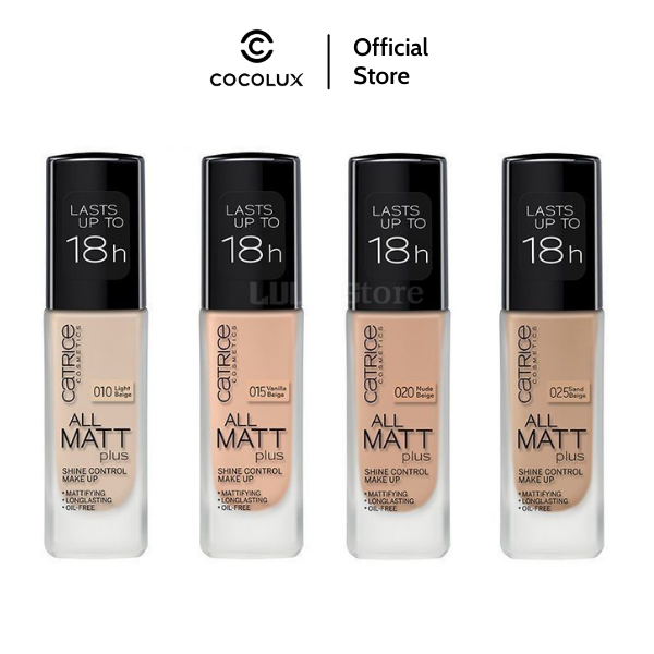 Kem nền Catrice All Matt Plus 18h COCOLUX