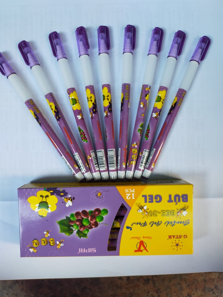BÚT GEL TÍM BBE-39 DÀNH HỌC SINH TIỂU HỌC( CẤP 1)