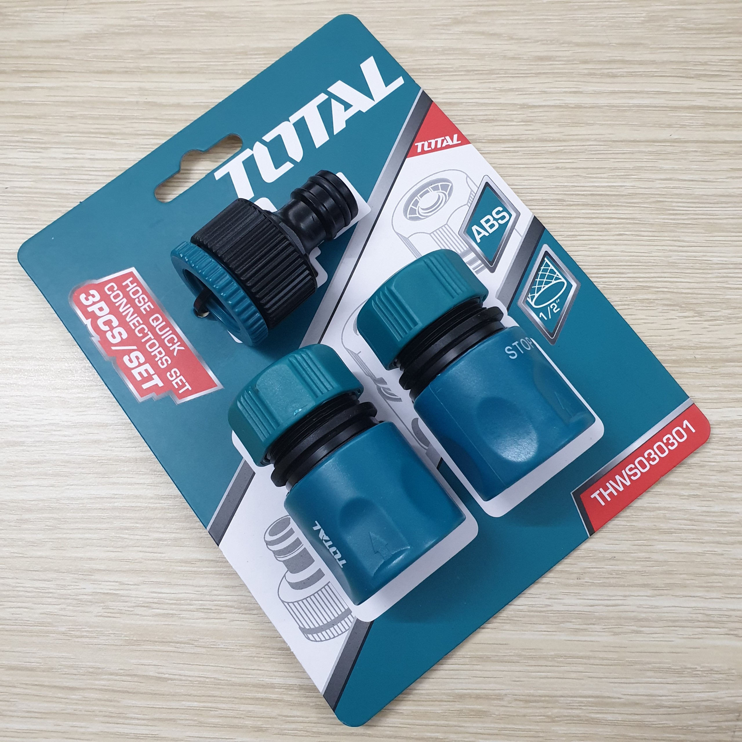 Bộ ba đầu nối nhanh máy xịt rửa total thws030301