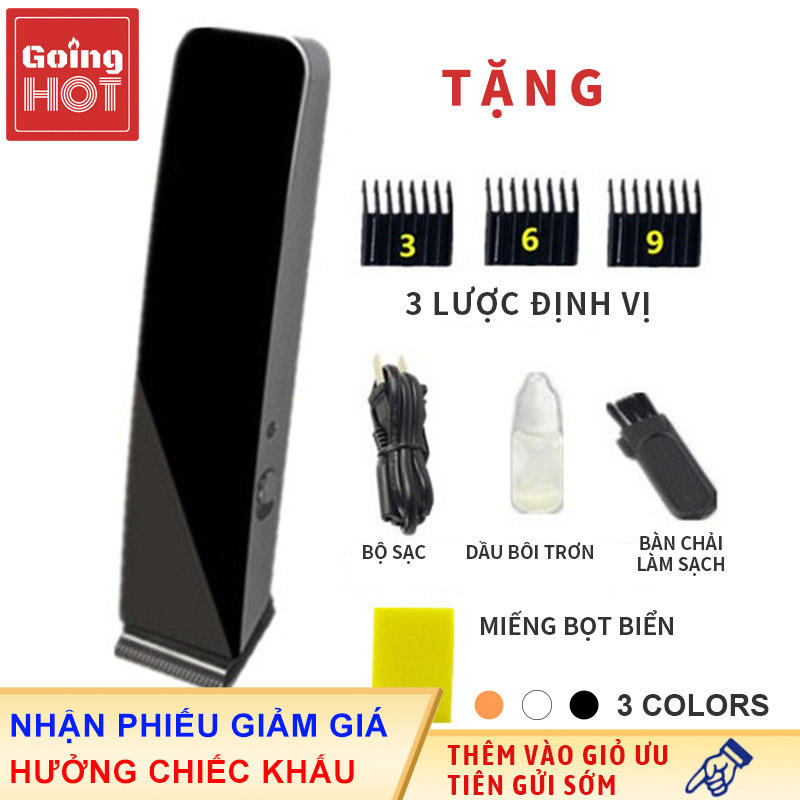 Tông đơ cắt tóc gia đình NOVA NS-216 máy cắt tóc không tiếng ồn dành cho người lớn và trẻ em có thể điều chỉnh độ dài từ 1-9mm tặng lược định vị tặng lược định vị và dầu bôi trơn