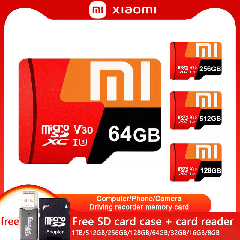 Xiaomi mini sd card 16gb 32gb 64gbb 128gb 256gb 512gb 1024gb memory card class10 tf card 512gb tf/sd memory card