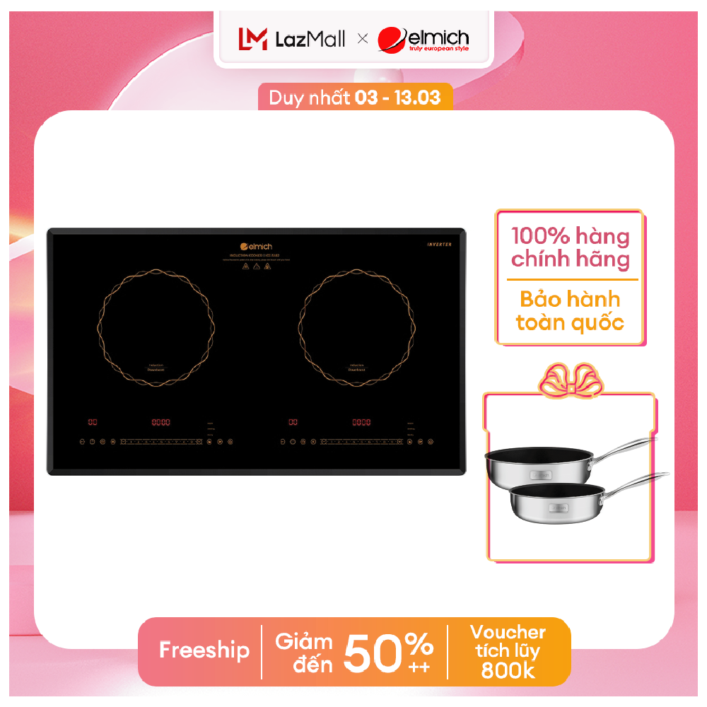 Bếp từ đôi elmich ice-3882
