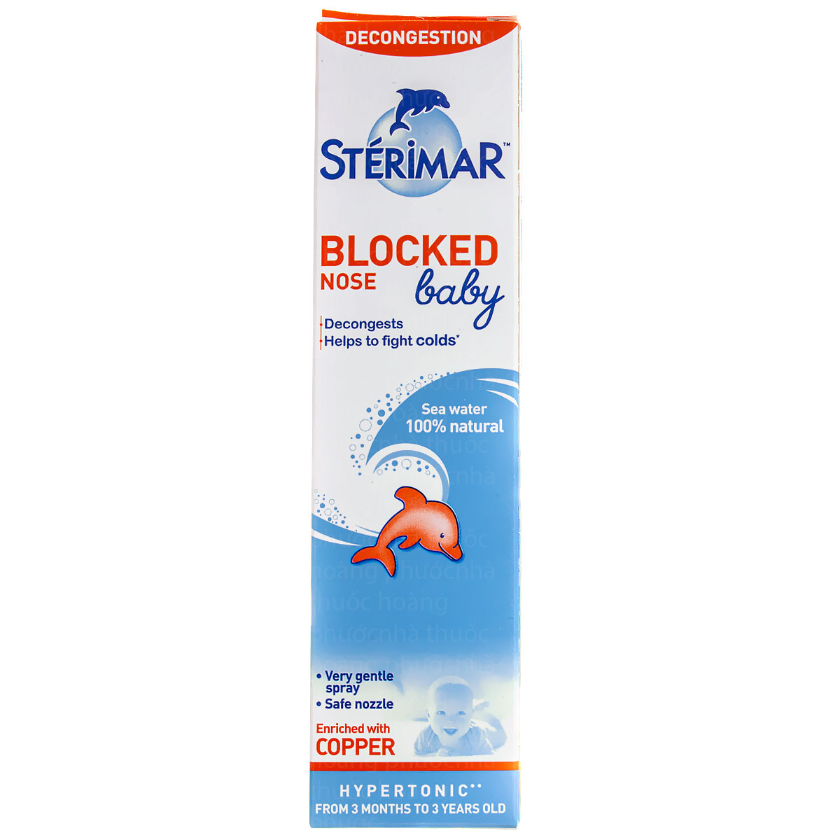 [HCM]Xịt Muối Biển Sterimar Blocked Nose Baby Vệ Sinh Mũi 50ml