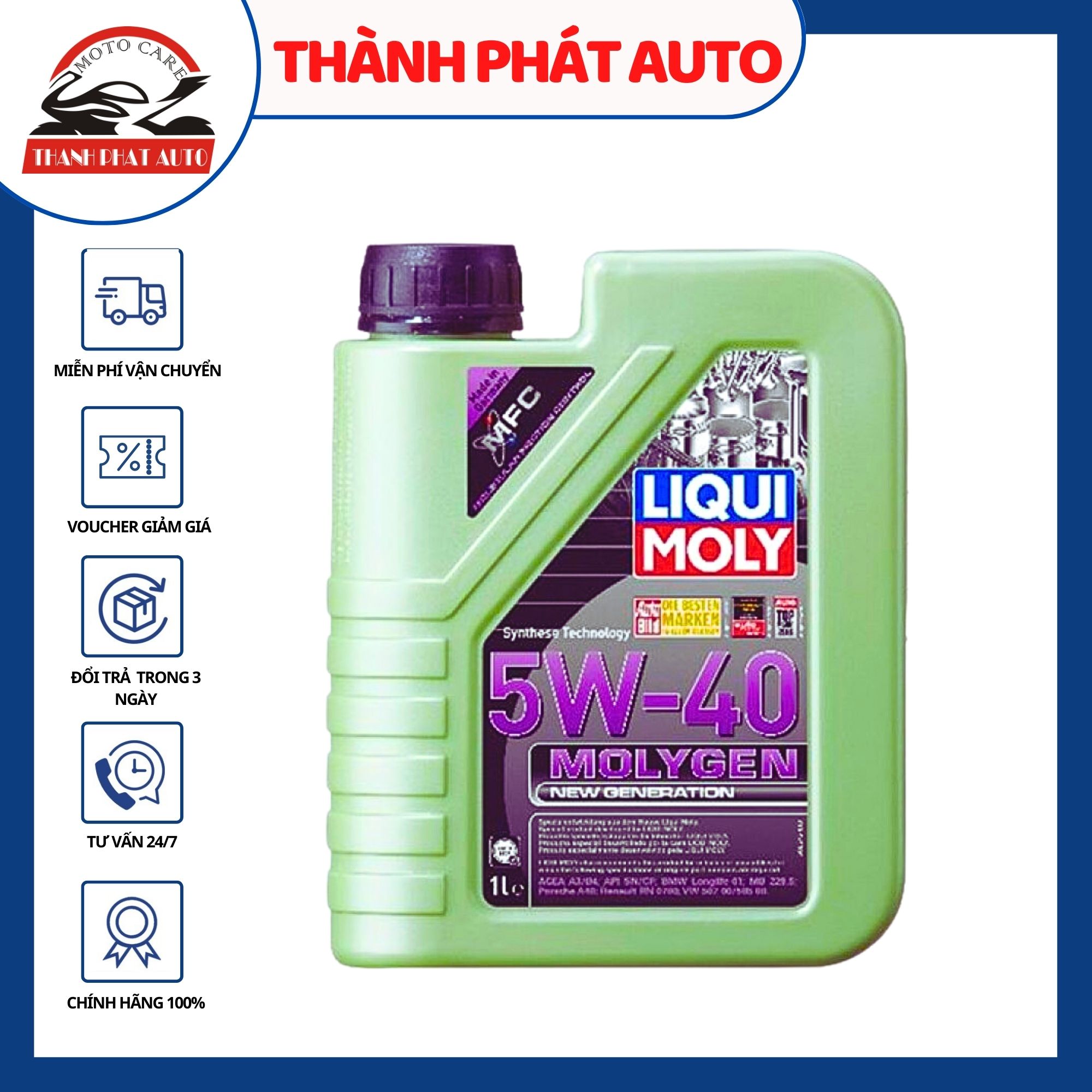 Liqui moly 5w40 molygen 1l