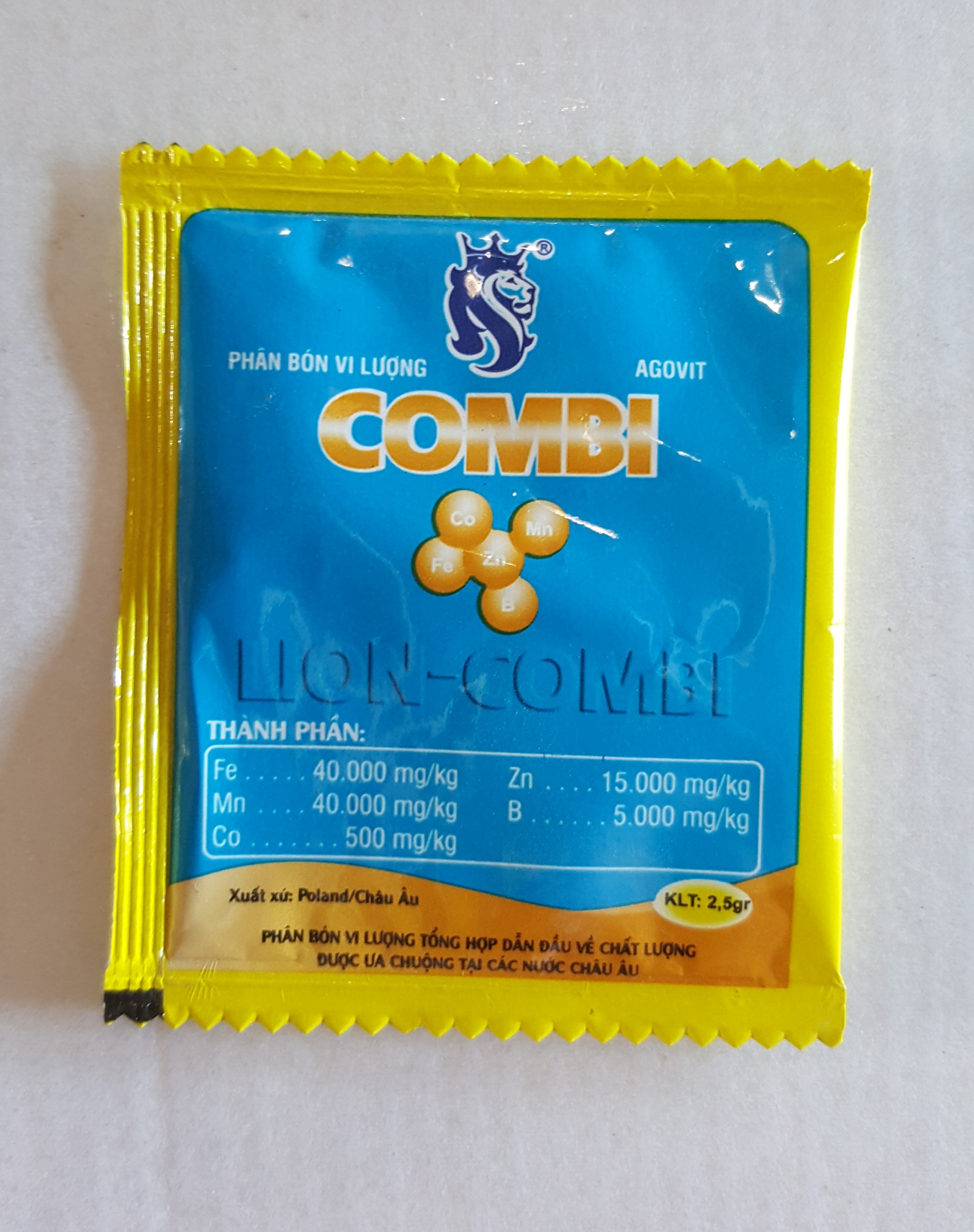 Phân bón vi lượng combi