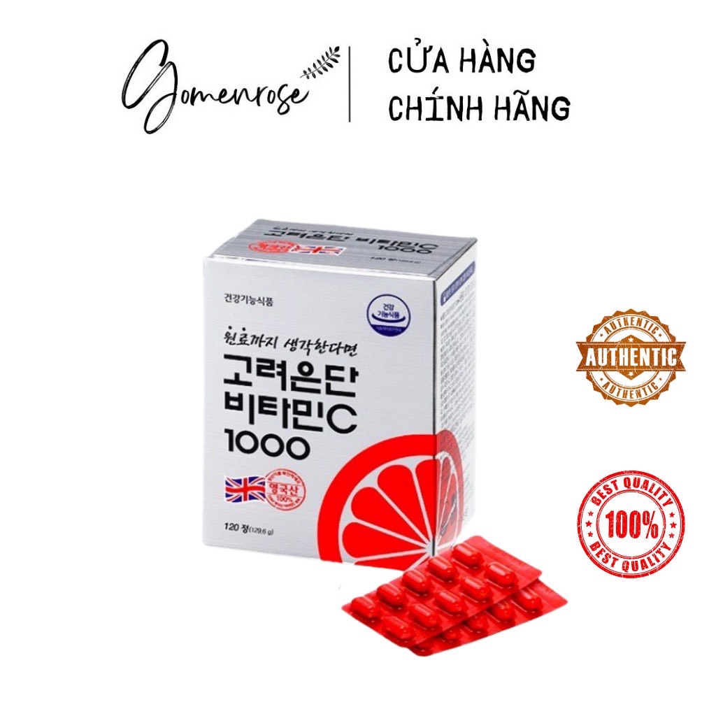 Viên Uống Vitamin C Eundan 1000 Số 1 Hàn Quốc Trắng Da, Mờ Nám