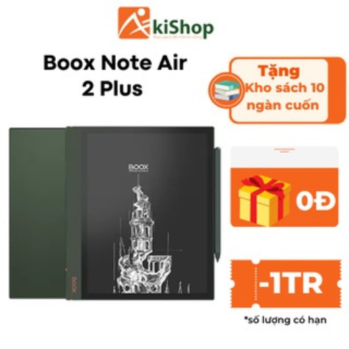 Máy đọc sách boox note air 2 plus 64gb