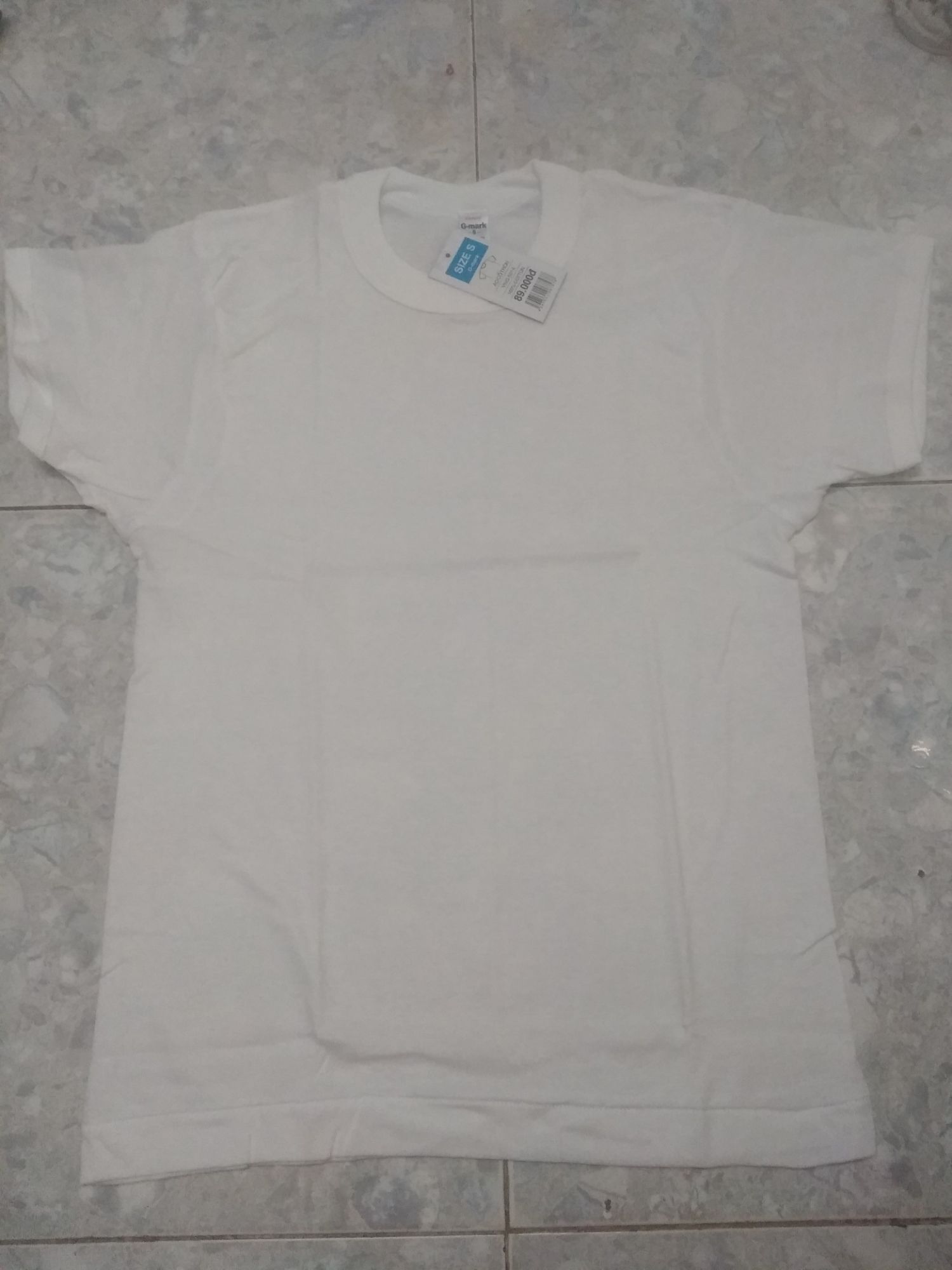 [HCM]Áo thun nam cổ tròn Gmark - Gunze màu trắng SMLXLXXL