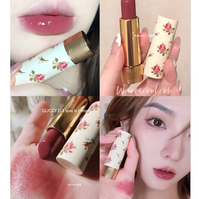 Son gucci dưỡng satin 02 - 04 - 05 - 203 - 302 - 213 - 505 bản limited gu xì