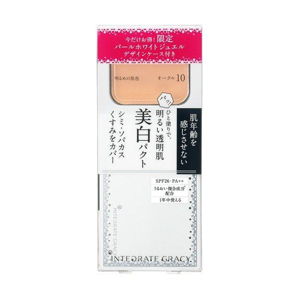 Set vỏ + lõi phấn phủ shiseido integrate gracy spf26/pa++ - nhật bản