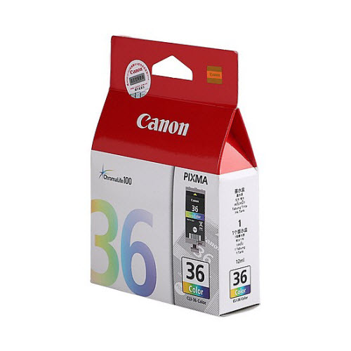 Mực in màu CanonCLI-36 CLR- Color Ink Tank dùng cho máy in Canon IP100 / iP110 hàng mới chính hãng