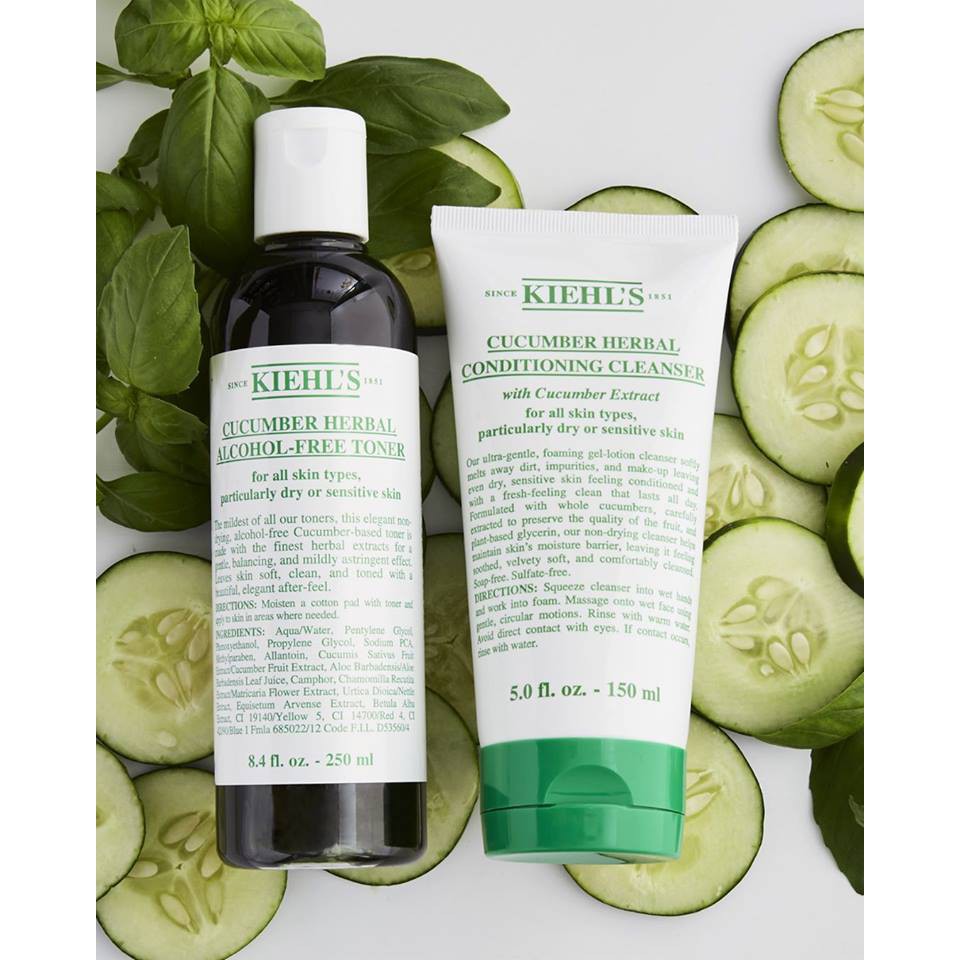 Bộ sản phẩm Kiehl's Cucumber Herbal