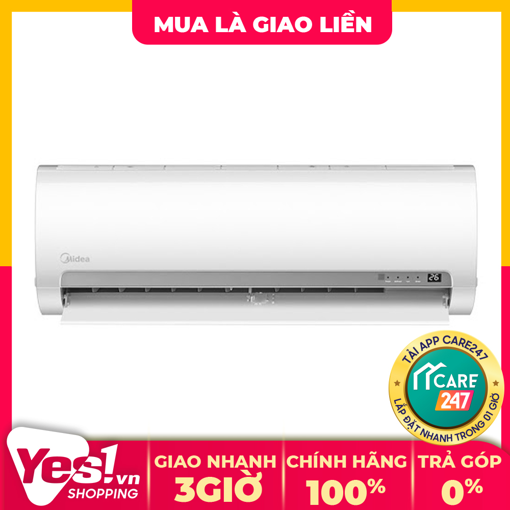Máy lạnh midea 2.5 hp msmab1-24crn1 - bảo hành chính hãng - voucher 10% lên đến 800k