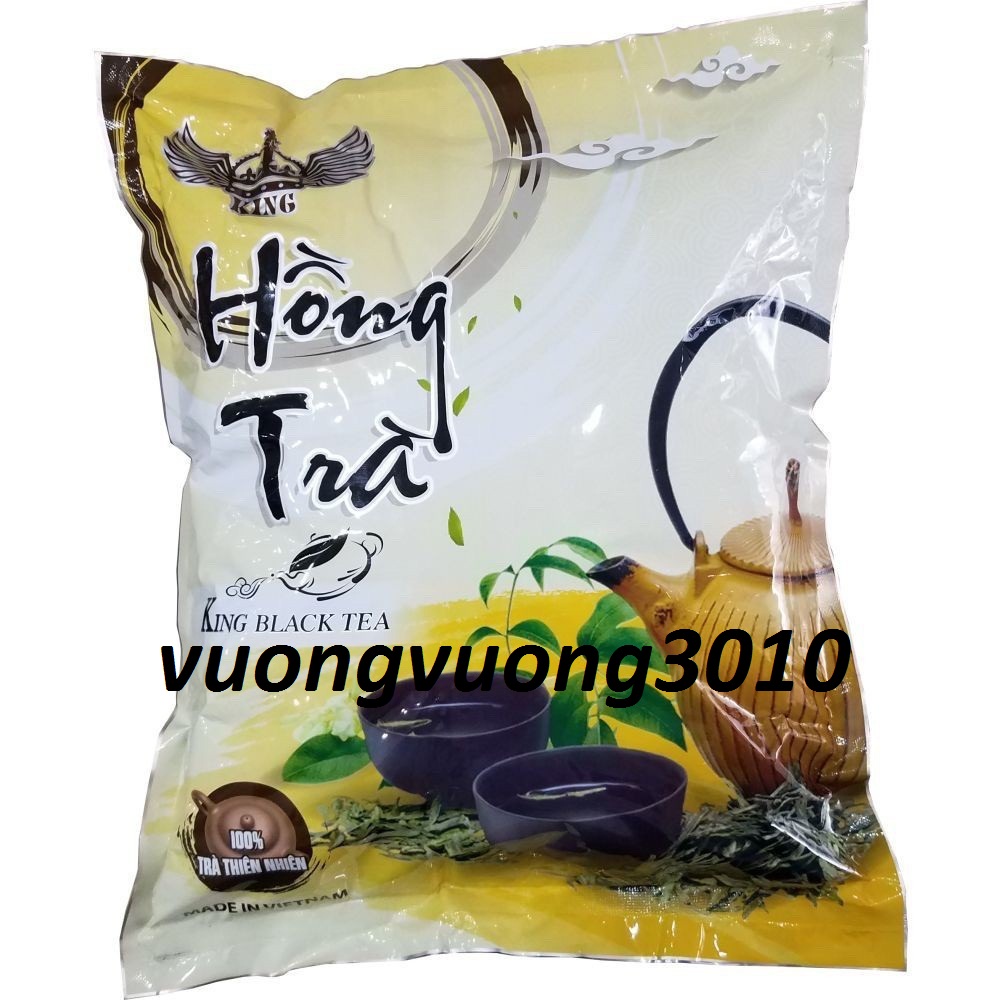 Trà king xuân thịnh hồng trà gói màu vàng 1kg