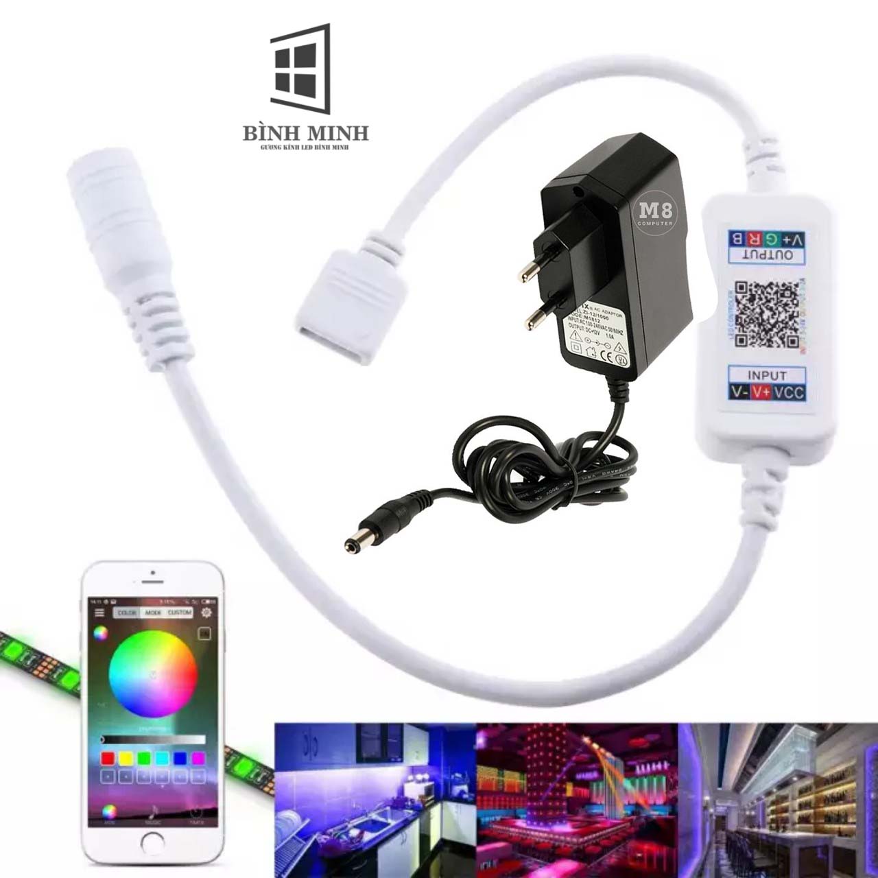 Bộ điều khiển led RGB bằng Bluetooth