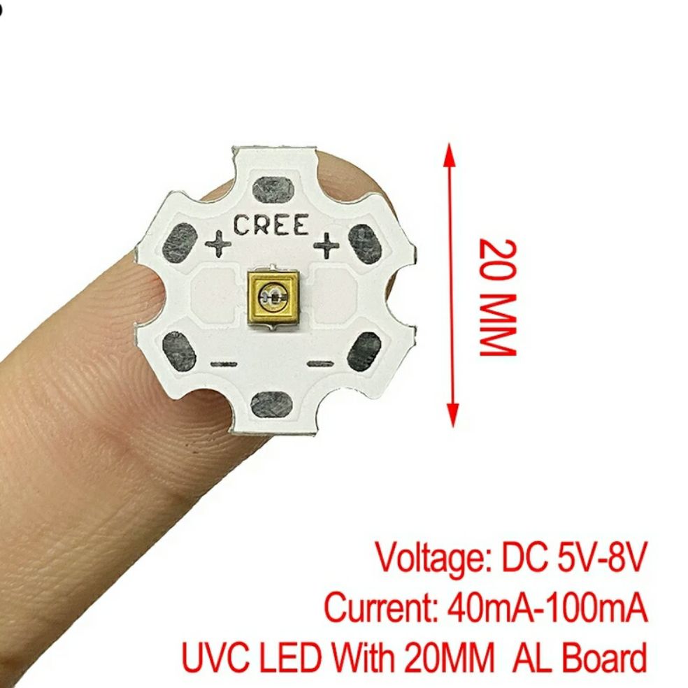 Led uvc 275-285nmvà module nguồn