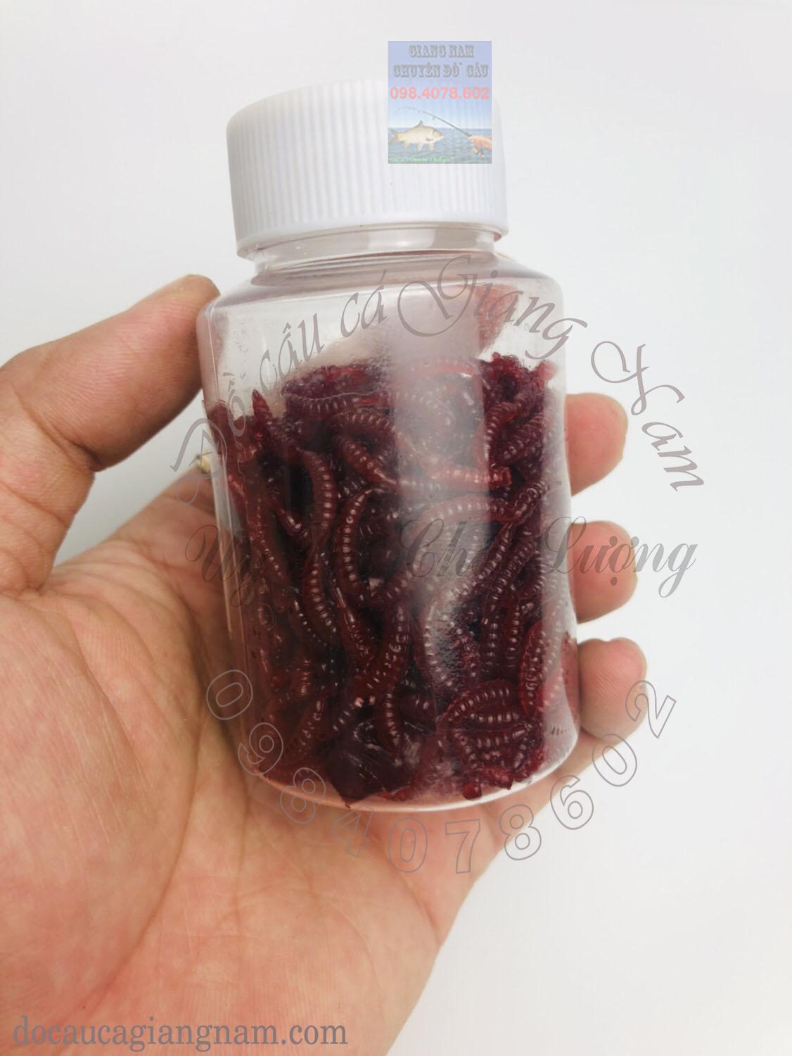 Mồi Giun Giả Mùi hương như thật - Hộp 100 con big sale