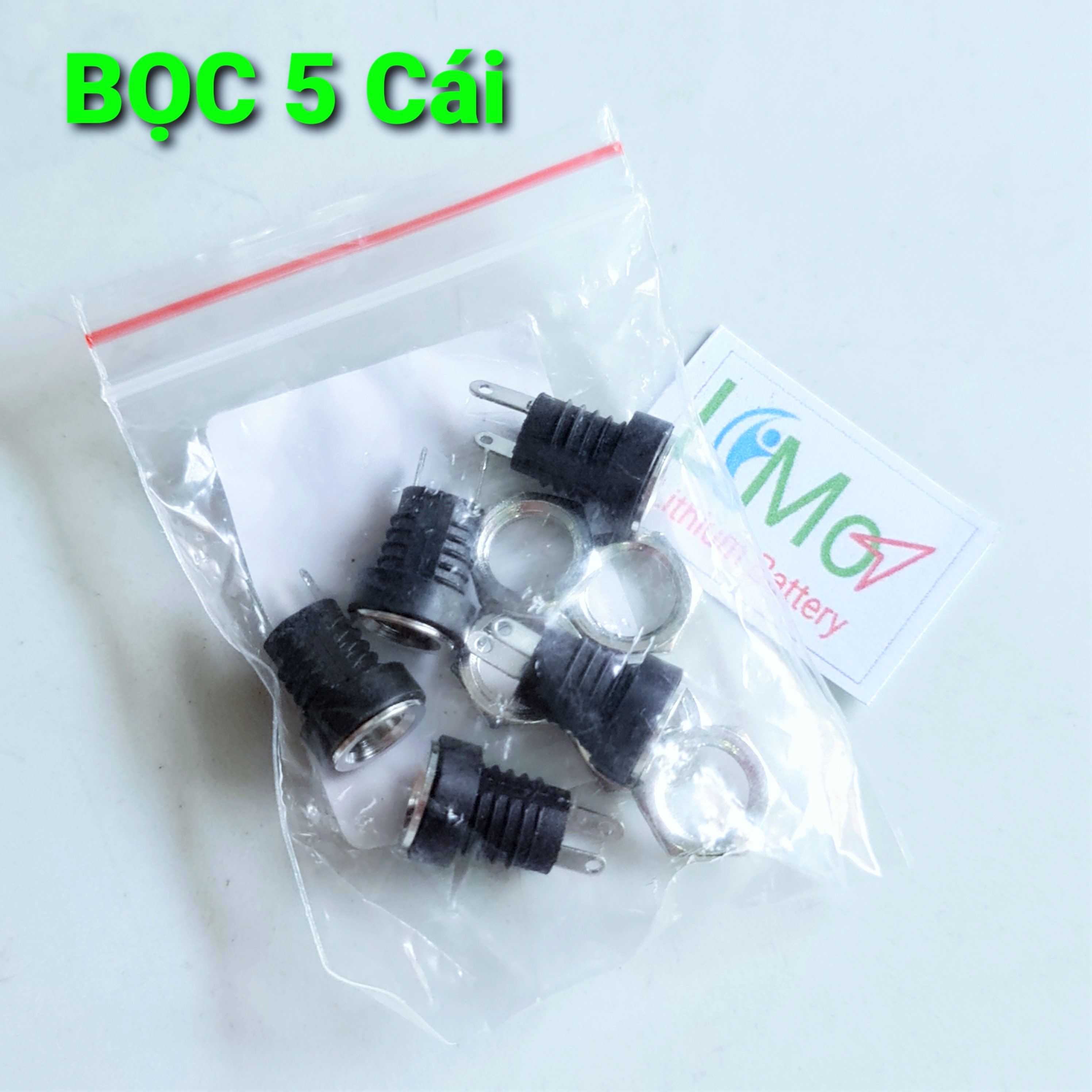 Jack sạc pin . Jack sạc 5.5x2.1mm, Chuyên dùng làm jack sạc pin, jack cái kết nối điện...