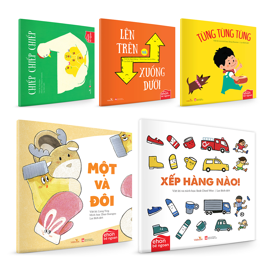 Sách cho bé - Ehon Bé Ngoan Phần 3 - Dành cho bé từ 0 tuổi