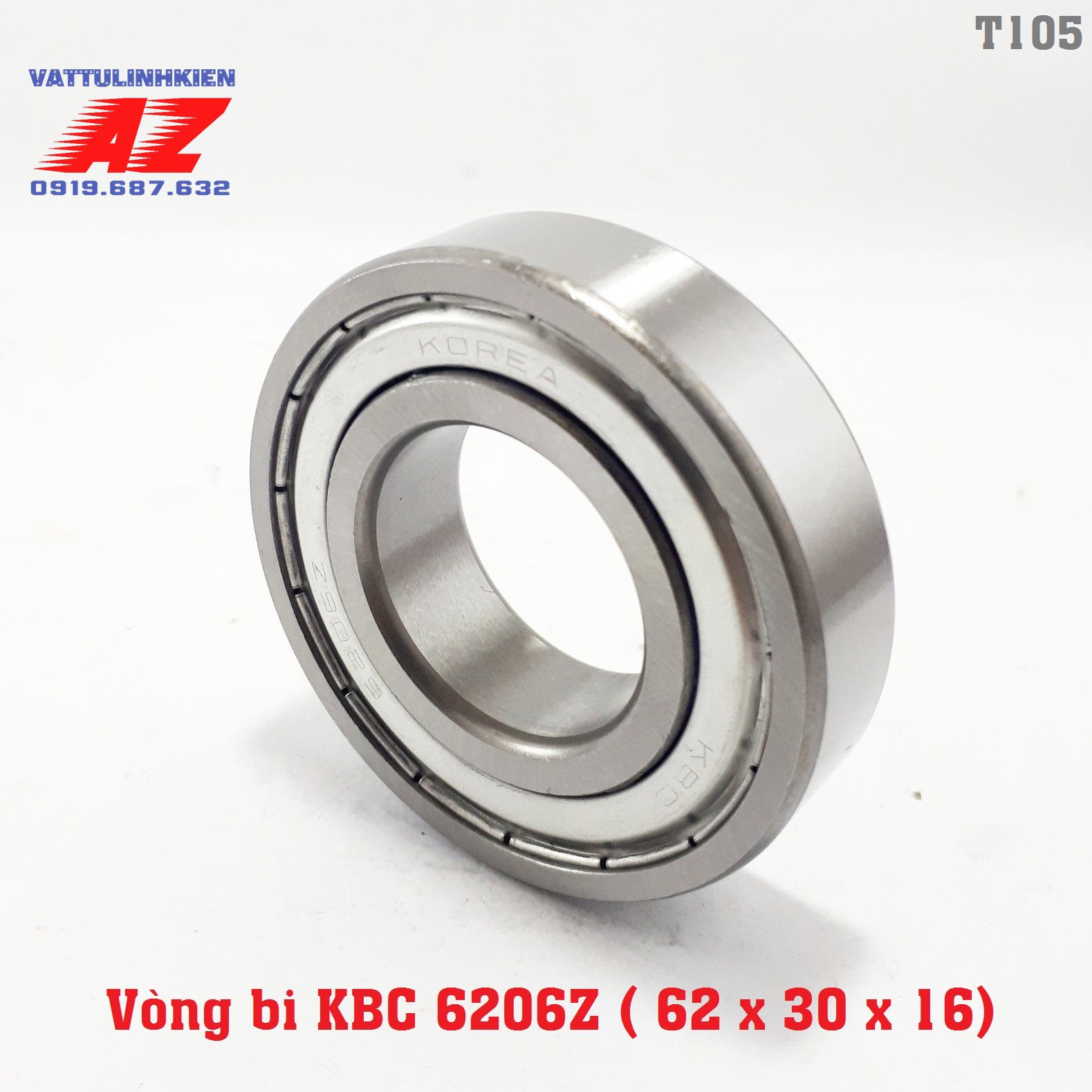 Vòng bi korea kbc 6206z