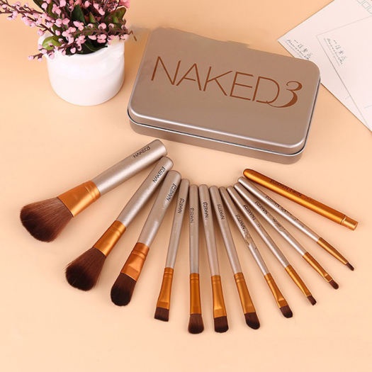 Bộ cọ trang điểm cá nhân 12 cây Naked 3, Bộ cọ trang điểm cá nhân 12 cây cao cấp