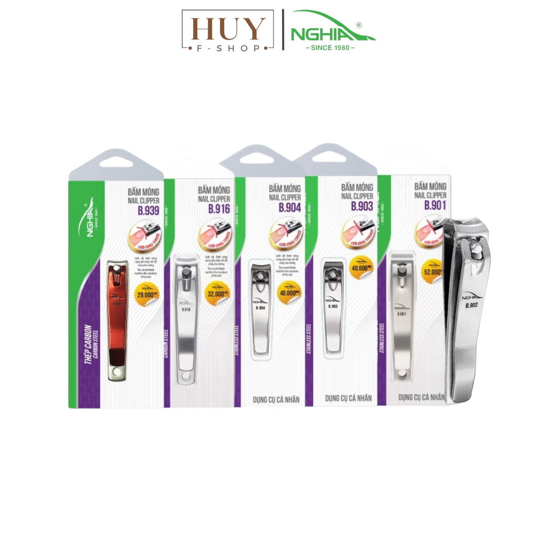 Bấm móng tay thép không gỉ kềm nghĩa b901 b902 lo‎ại lớn b903 b904 lo‎ại nhỏ b916 b939 lưỡi bằng lưỡi cong