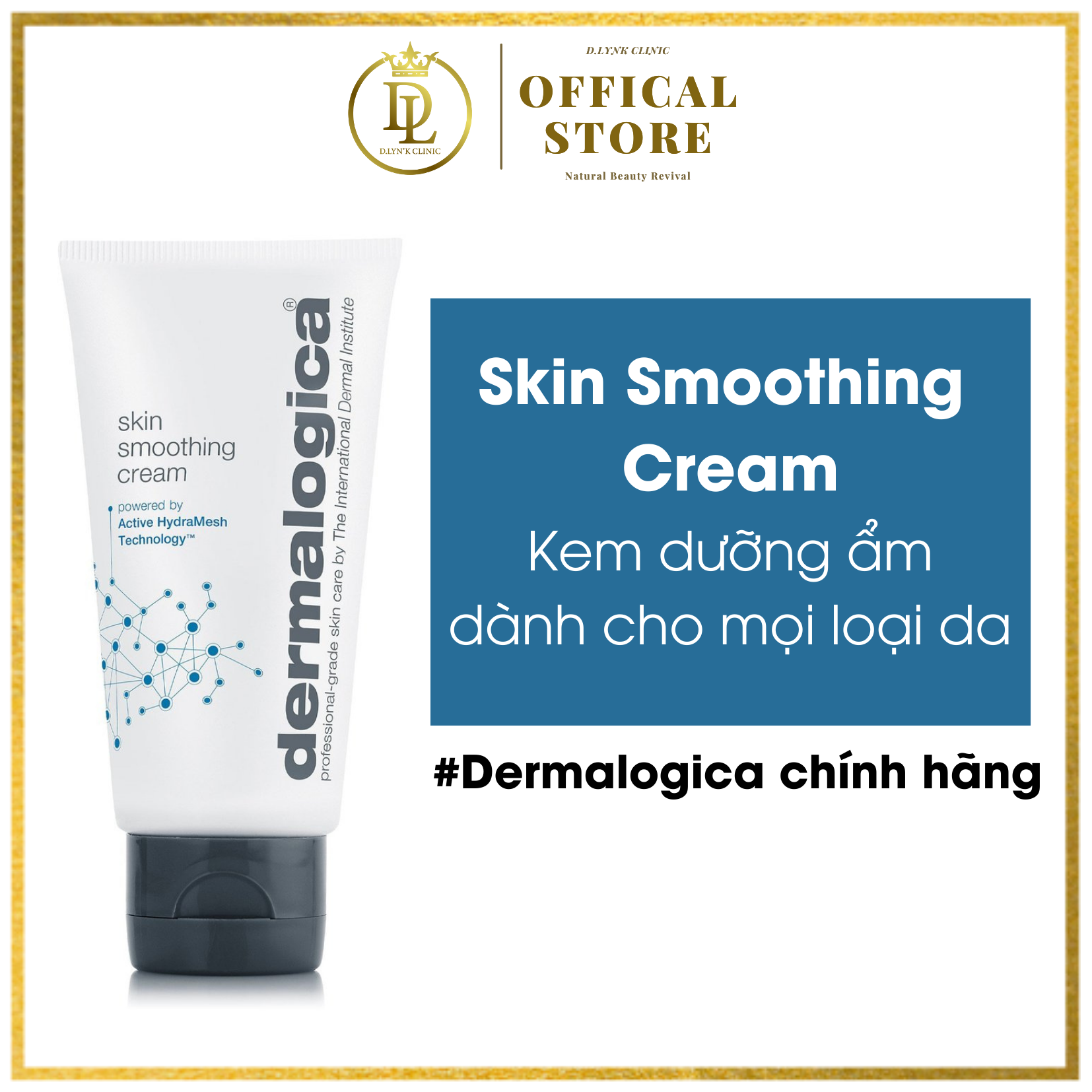 Kem dưỡng da phục hồi dưỡng ẩm chuyên sâu đến 48h dành cho làn da khô, da treatment Dermalogica Skin Smoothing Cream 15ml/50ml/100ml