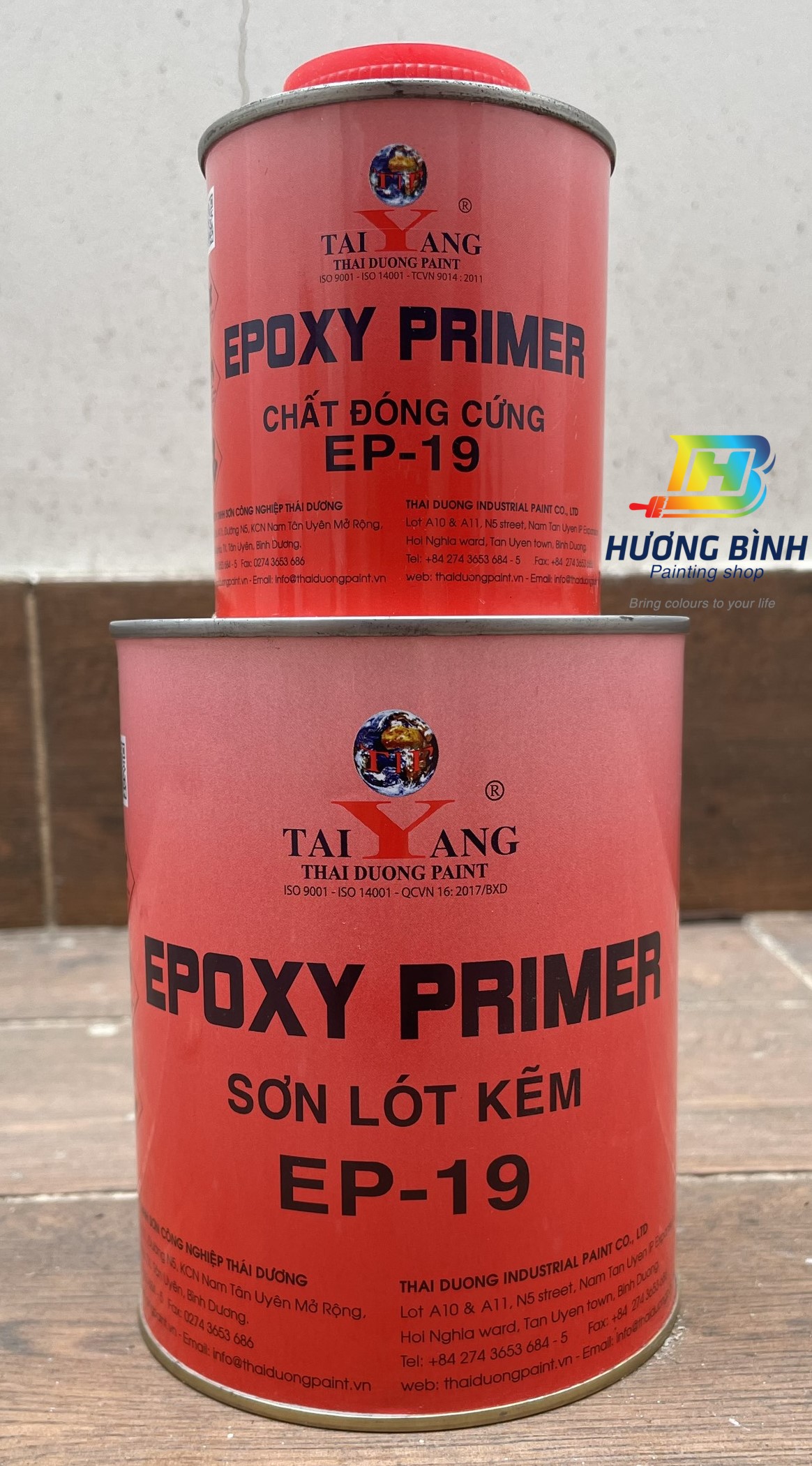 Sơn lót kẽm taiyang ep-19 màu xám