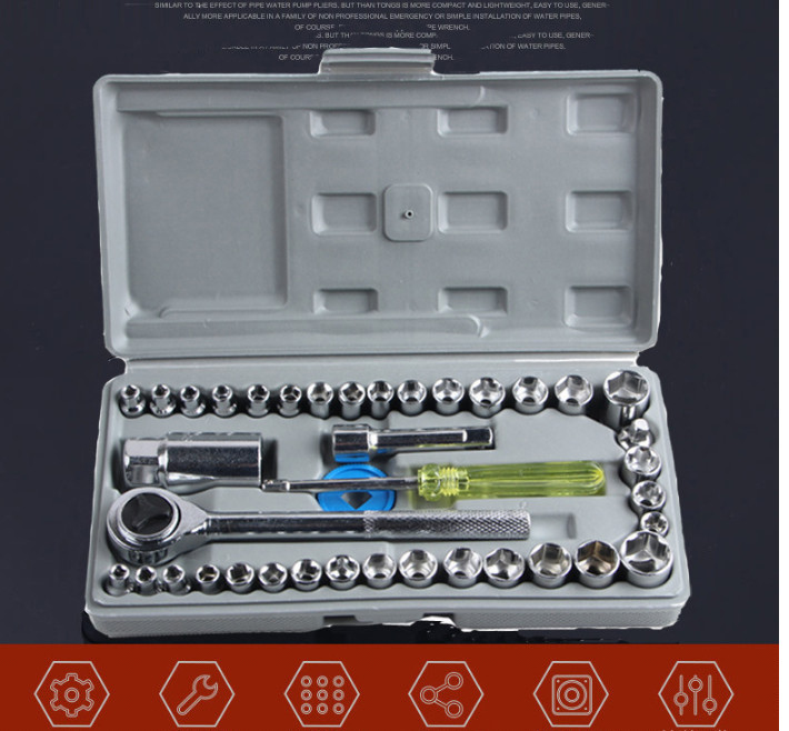 Bộ dụng cụ sửa chữa xe 40 món