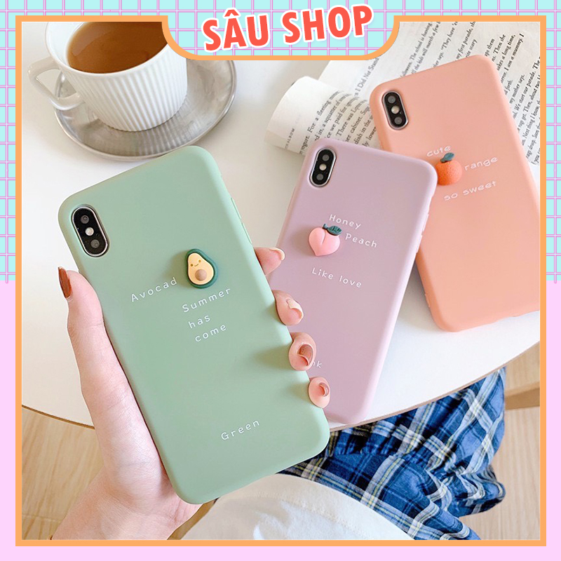Ốp lưng iphone tpu gắn trái cây 6/6plus/6s/6splus/7/7plus/8/8plus/x/xr/xs/11/12/pro/max/plus/promax sâu shop