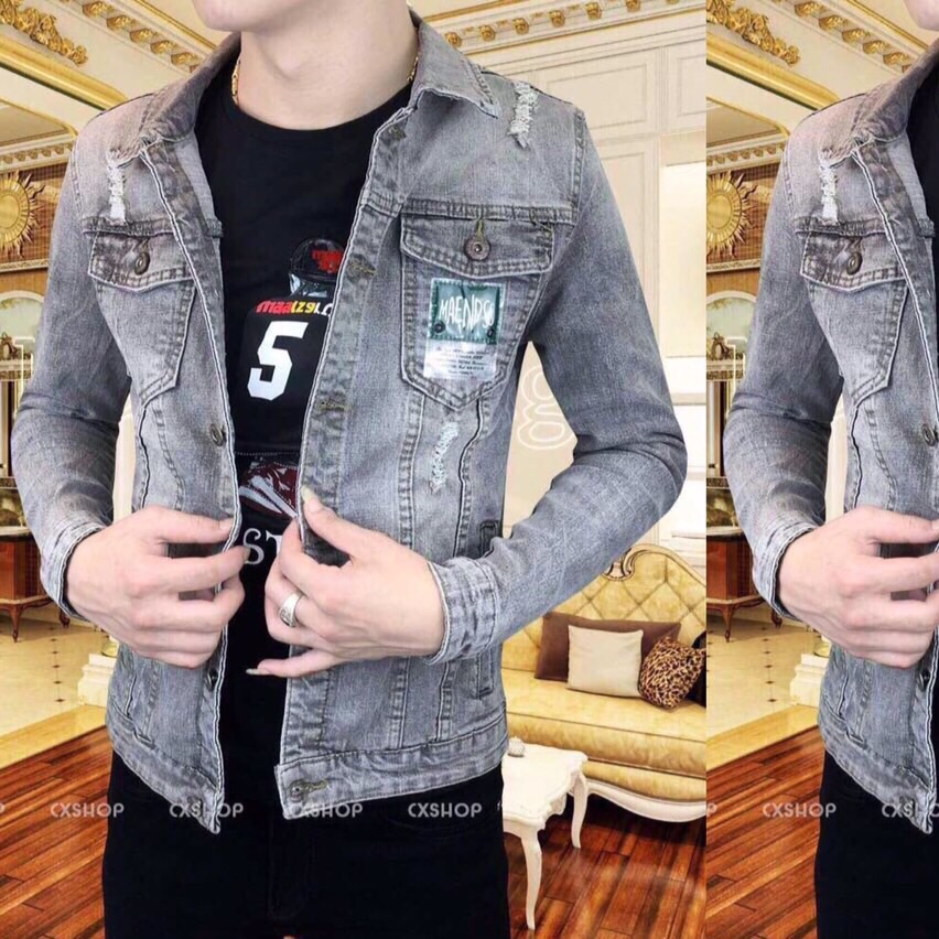 Áo khoát jeans nam cao cấp