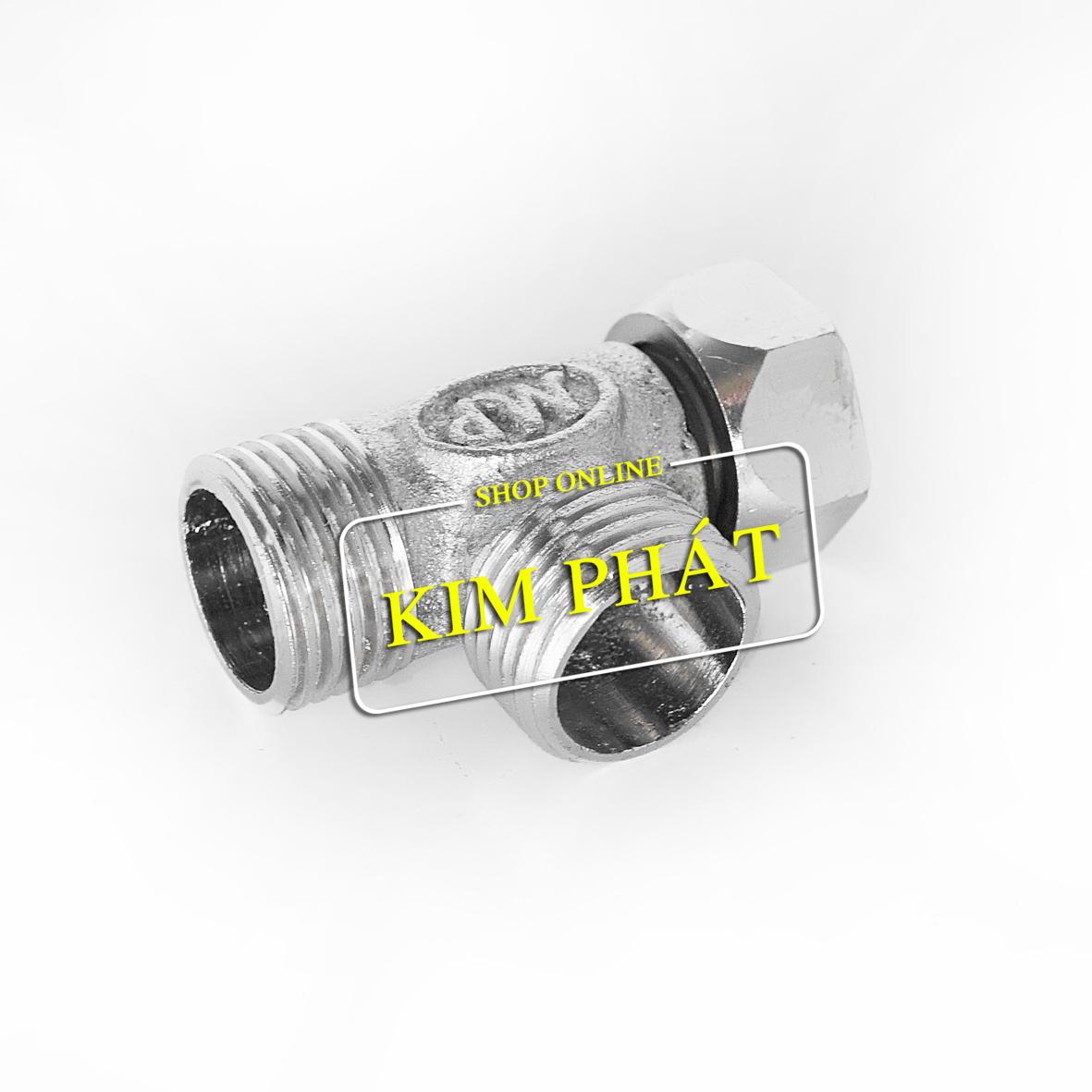 Tê thau chia nước bồn cầu ren 21mm