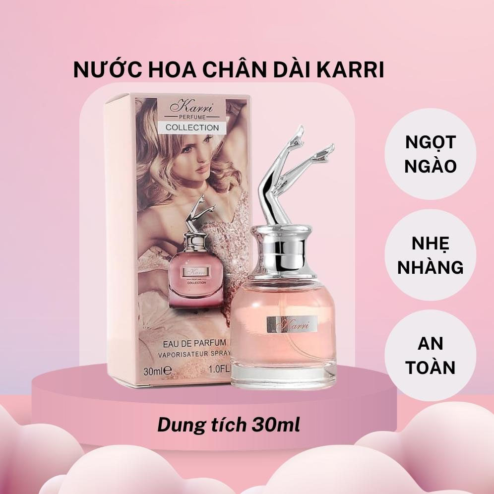 Nước hoa nữ chân dài Karri xịt thơm lưu hương sang chảnh