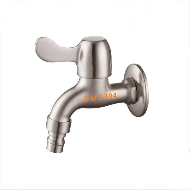 Vòi nước lạnh gắn tường làm bằng inox 304