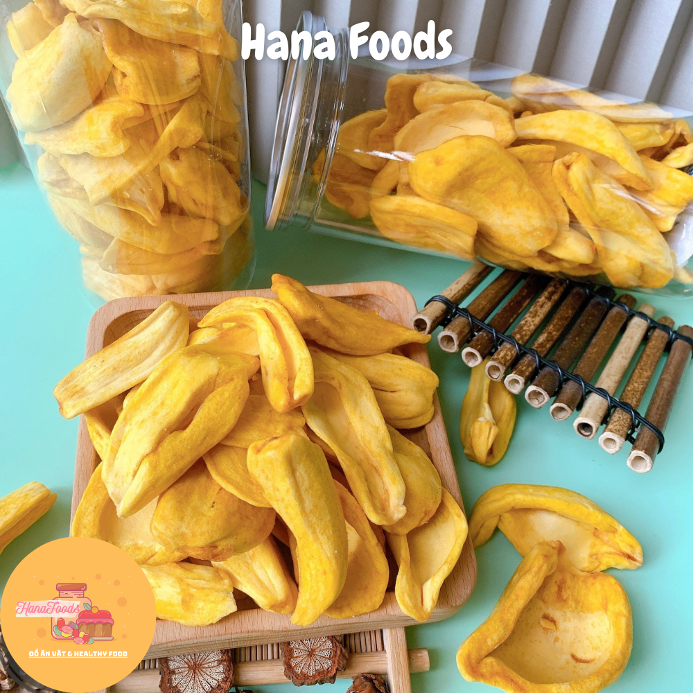 Mít sấy siêu ngon, giòn đồ ăn vặt Hana Foods