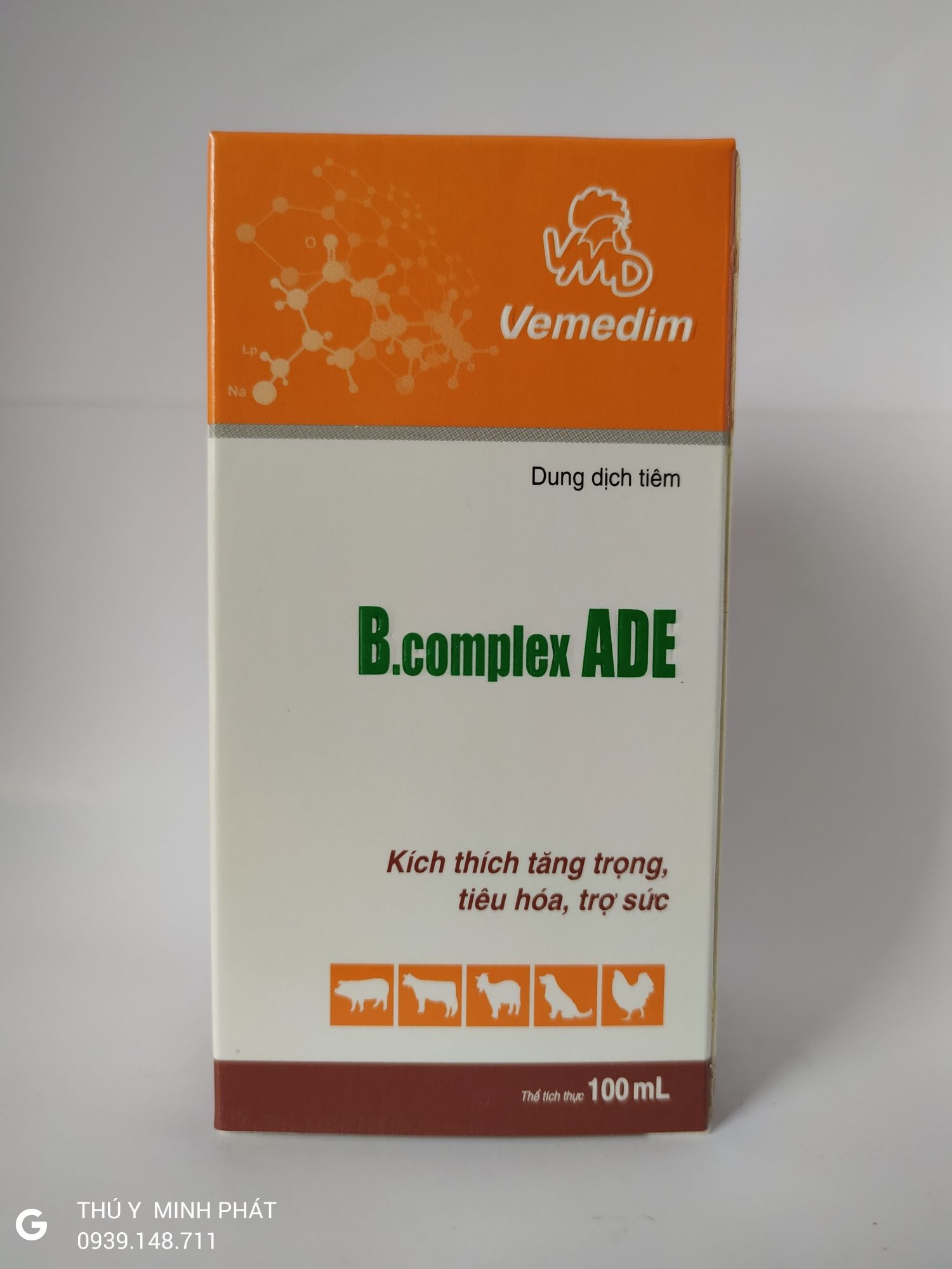 BCOMPLEX ADE (100ML) - Kích Thích Tăng Trọng, Hỗ Trợ Tiêu Hóa, Tăng Cường Sức Đề Kháng