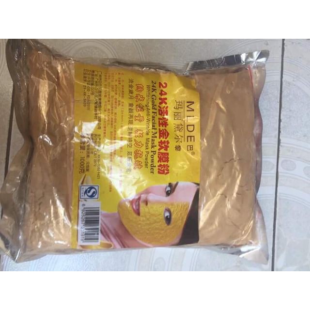 Bột mặt nạ vàng trị nám , trắng da gói 1000g