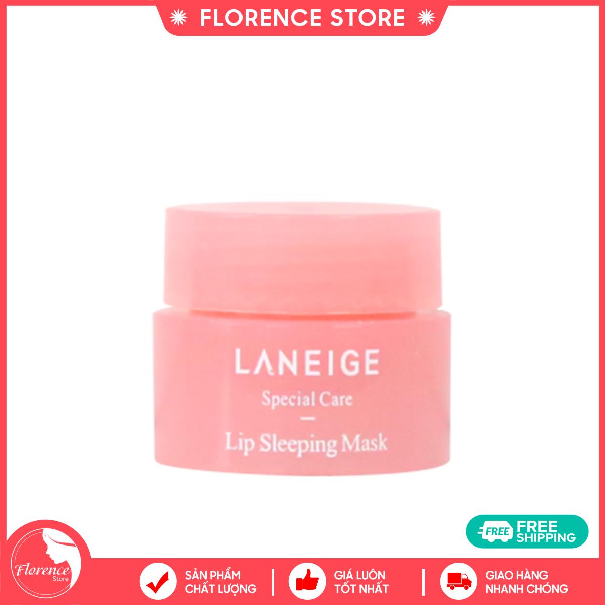 Mặt Nạ Ủ Môi Laneige Lip Sleeping Mask Mini Size 3G Florence Store Giúp giảm thâm môi, dưỡng nẻ môi
