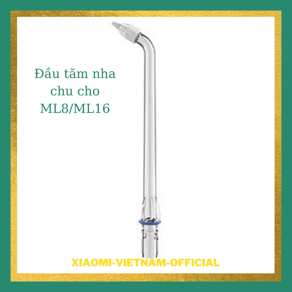 Bộ 4 đầu thay dành cho Máy tăm nước ML8 ML16 - Lẻ đầu thay máy tăm nước ML8 ML16 cho răng niềng