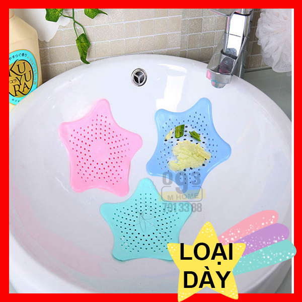 Lót Chặn Rác Hình Sao Biển 15x15 Cm Lọc Rác Bồn Rửa Chén Hố Ga Sàn Nhà Vệ Sinh
