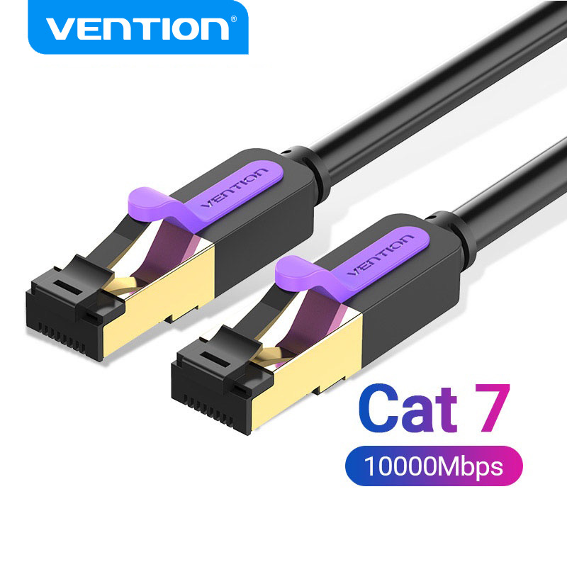Dây cáp mạng cat7 vention lan 10gbps rj45 sstp tốc độ cao 5m/ 10m