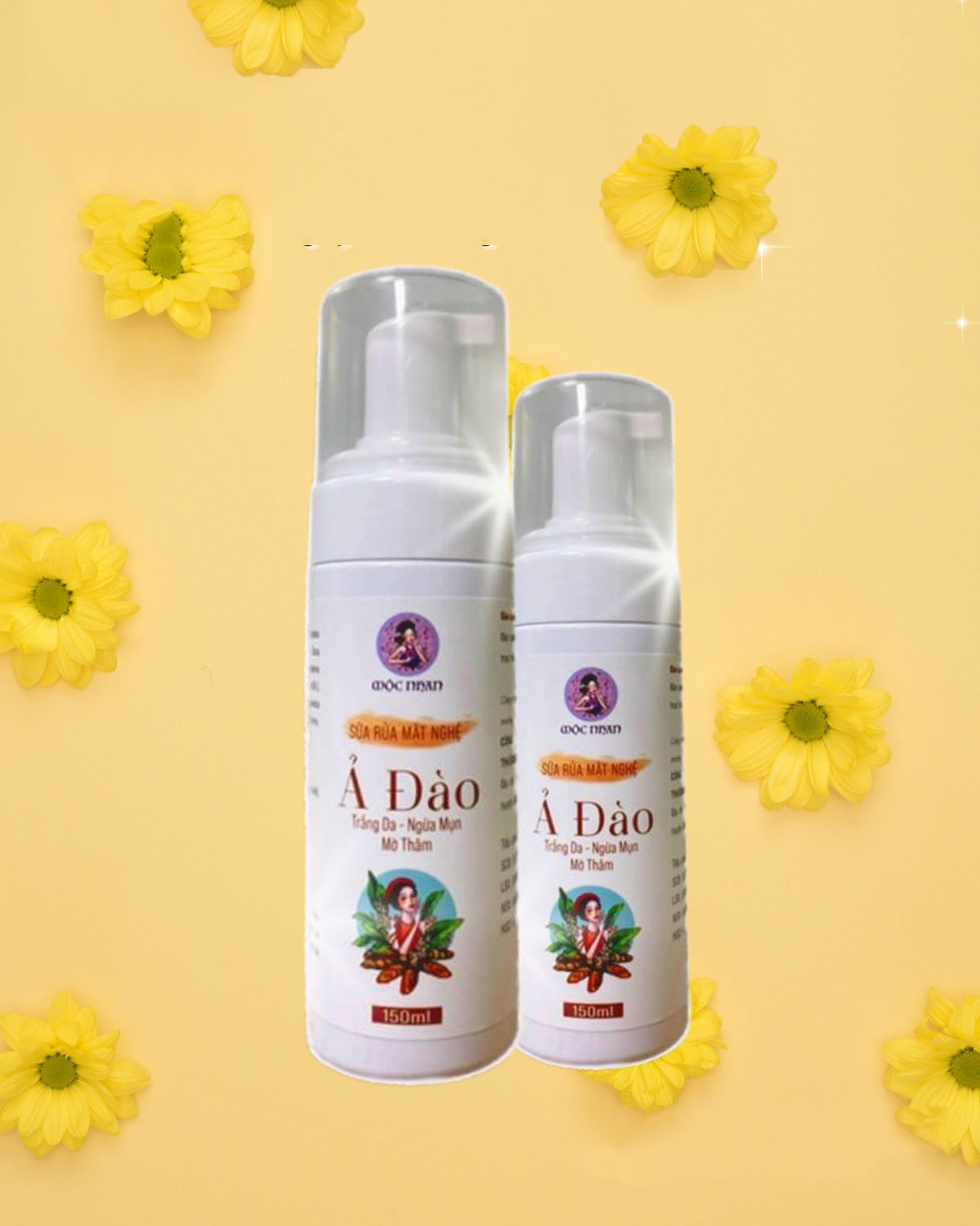 Sữa rửa mặt ả đào bơ nghệ 150ml giảm mụn mờ thâm se khít lỗ chân lông
